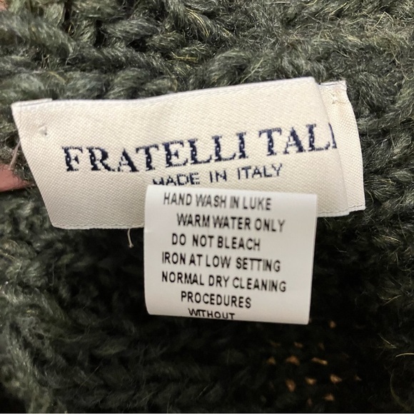 Fratelli Talli green wool alpaca blend hat - Picture 4 of 5